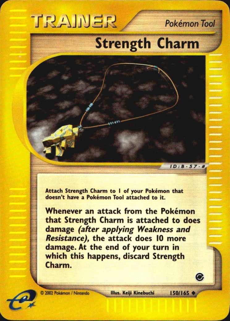 Strength Charm 150/165 Uncommon Expedition Base Set Pokemon Reverse Holo NM