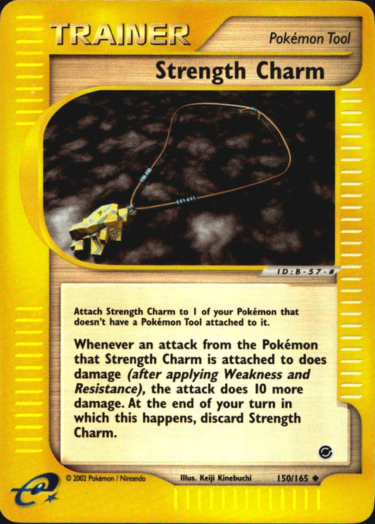 Strength Charm 150/165 Uncommon Expedition Base Set Pokemon Reverse Holo NM