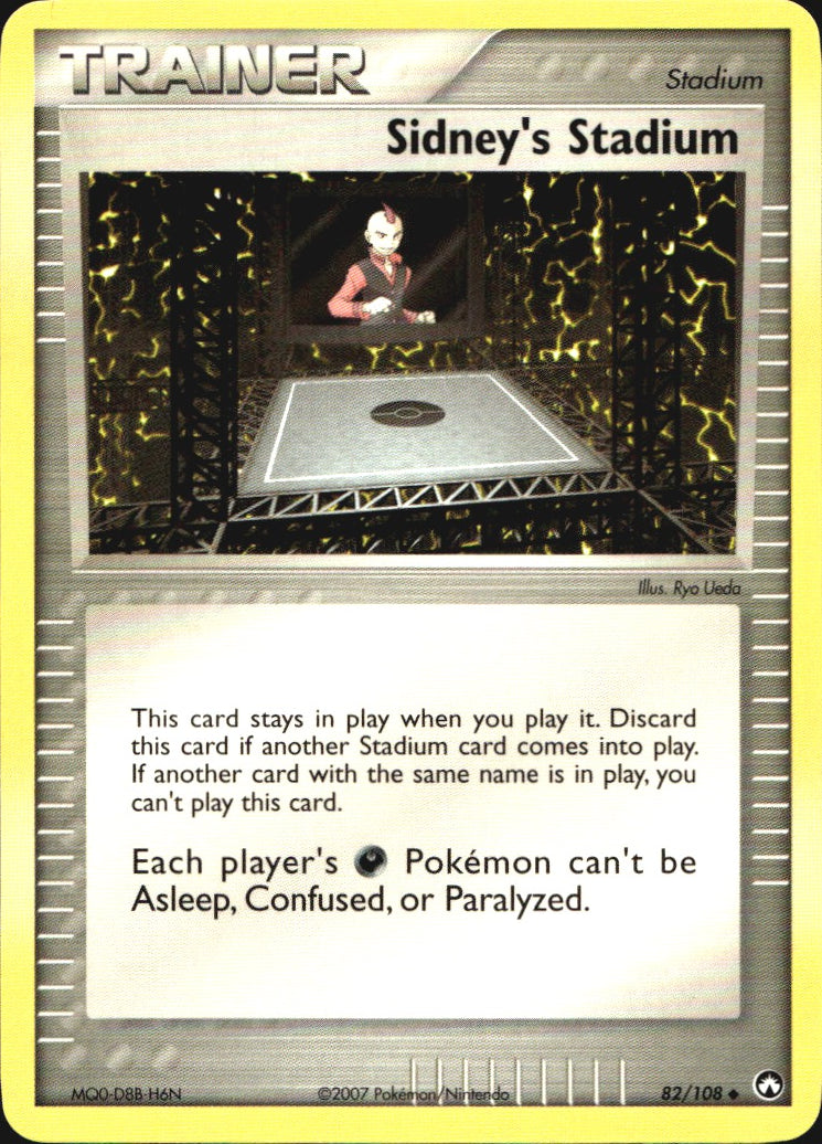 Sidney's Stadium 82/108 Uncommon Power Keepers Pokemon Near Mint