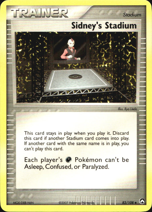 Sidney's Stadium 82/108 Uncommon Power Keepers Pokemon Near Mint