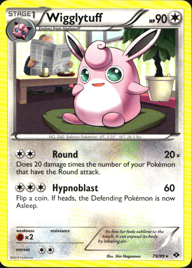 Wigglytuff 79/99 Rare Next Destinies Pokemon Near Mint