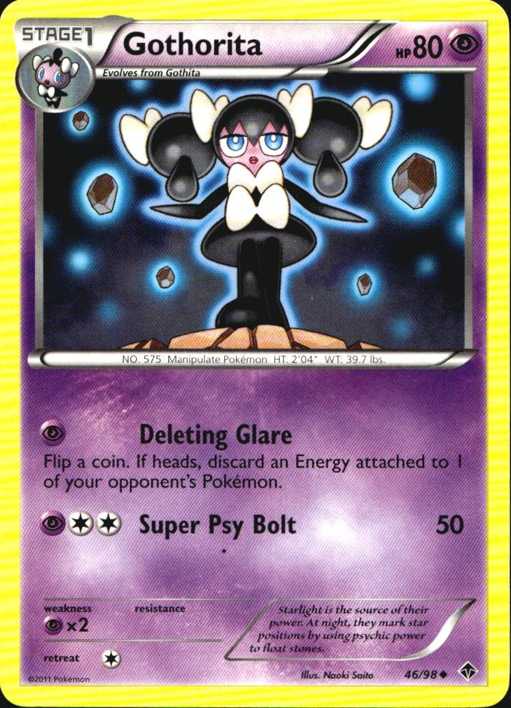 Gothorita 46/98 Uncommon Emerging Powers Pokemon Near Mint