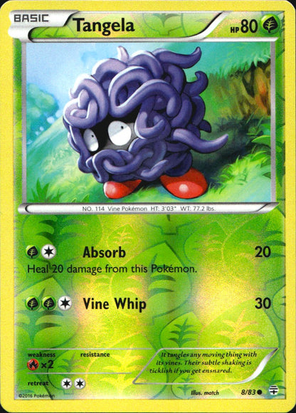 Tangela 8/83 Common Generations Pokemon Reverse Holo Near Mint
