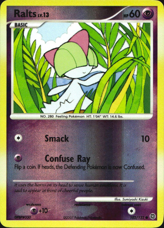 Ralts 102/132 Common Secret Wonders Pokemon Reverse Holo Near Mint