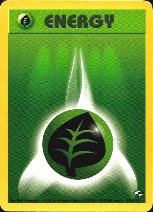 Grass Energy 129/132 Gym Heroes Pokemon Near Mint