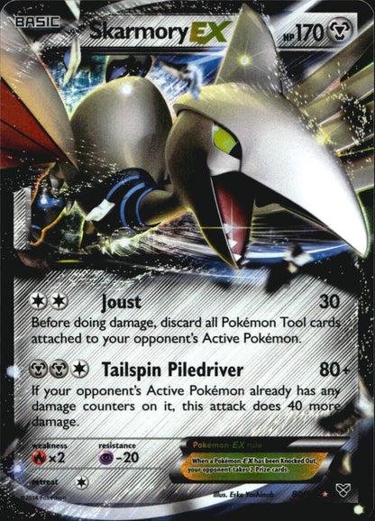 Skarmory EX 80/146 Holo Rare EX XY Pokemon Near Mint