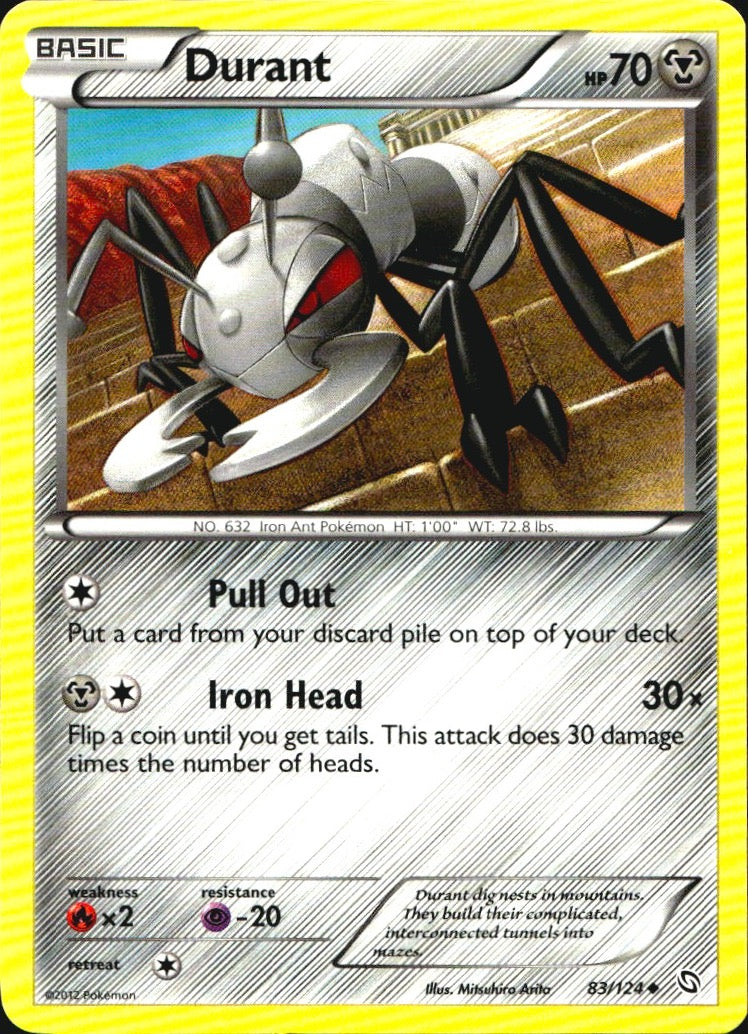 Durant 83/124 Uncommon Dragons Exalted Pokemon Near Mint