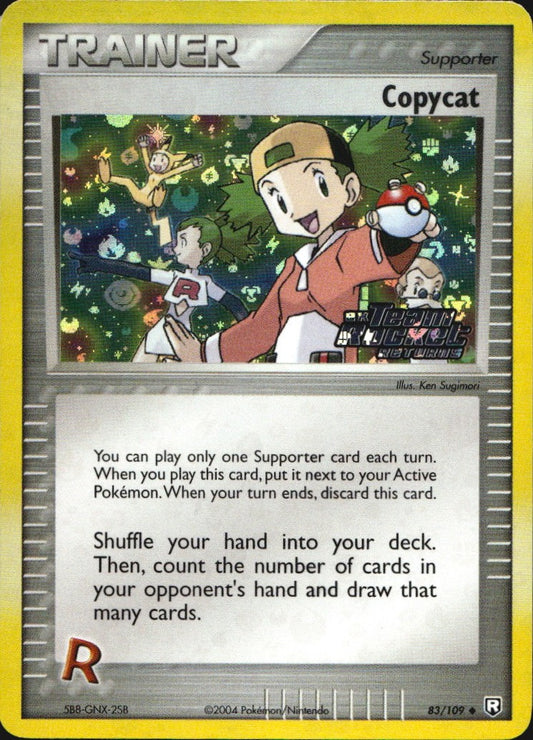 Copycat 83/109 Uncommon Team Rocket Returns Pokemon Reverse Holo Near Mint