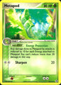 Metapod 39/112 Uncommon FireRed & LeafGreen Pokemon Near Mint