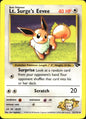 Lt. Surge's Eevee 51/132 Uncommon Gym Challenge Pokemon Near Mint