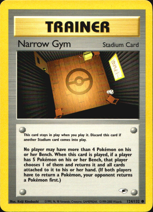 Narrow Gym 124/132 Common Gym Heroes Pokemon Near Mint