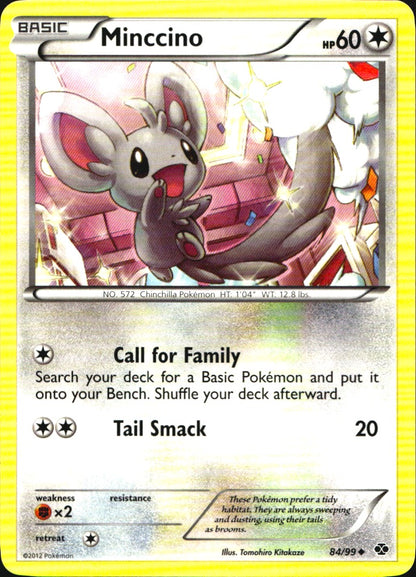 Minccino 84/99 Uncommon Next Destinies Pokemon Near Mint