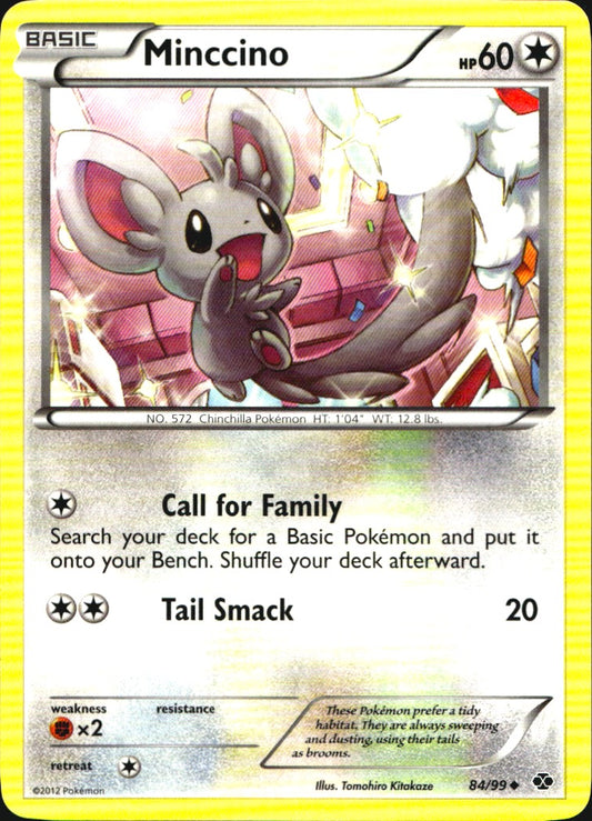 Minccino 84/99 Uncommon Next Destinies Pokemon Near Mint
