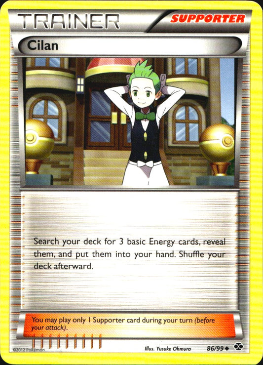 Cilan 86/99 Uncommon Next Destinies Pokemon Near Mint