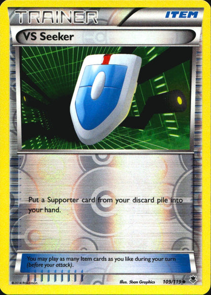 VS Seeker 109/119 Uncommon Phantom Forces Pokemon Reverse Holo Near Mint