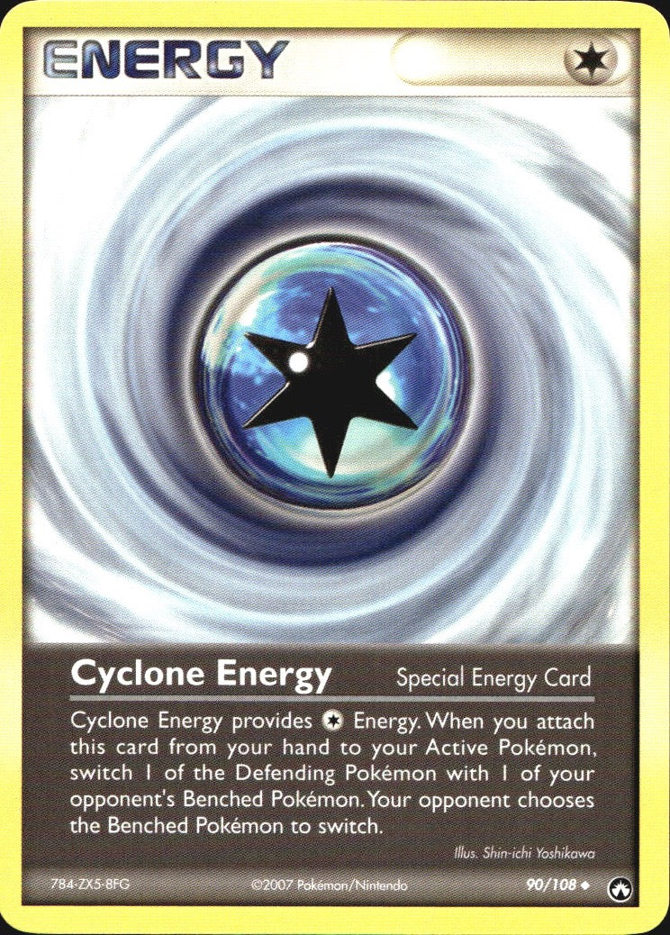 Cyclone Energy 90/108 Uncommon Power Keepers Pokemon Near Mint