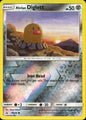 Alolan Diglett 78/156 Common Ultra Prism Pokemon Reverse Holo Near Mint