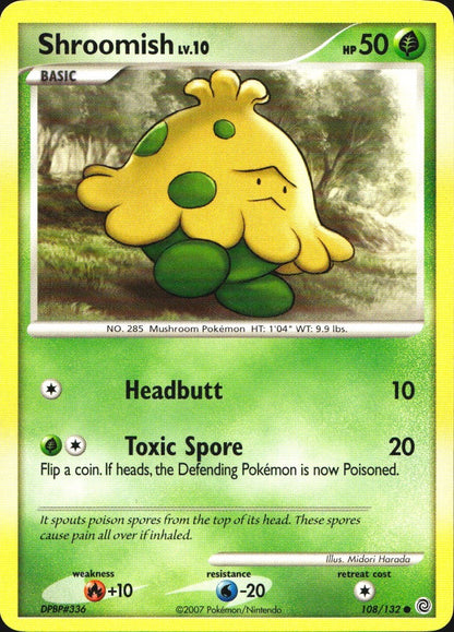 Shroomish 108/132 Common Secret Wonders Pokemon Near Mint
