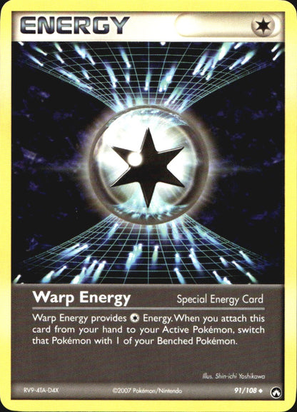 Warp Energy 91/108 Uncommon Power Keepers Pokemon Near Mint