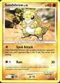 Sandshrew 96/123 Common Mysterious Treasures Pokemon Near Mint
