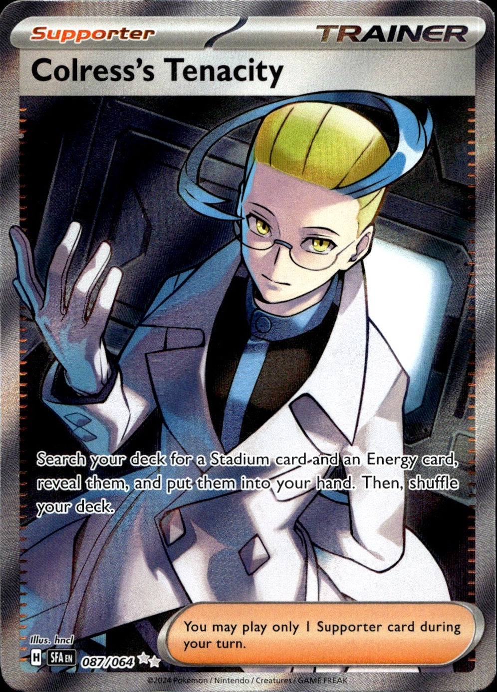 Colress's Tenacity 87/64 Ultra Rare Shrouded Fable Pokemon Near Mint