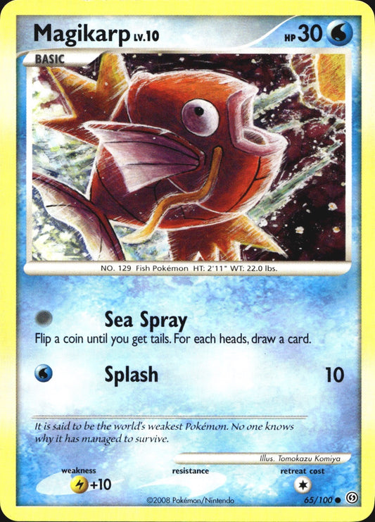 Magikarp 65/100 Common Stormfront Pokemon Near Mint
