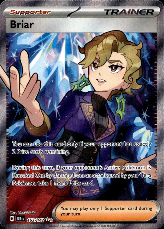 Briar 163/142 Ultra Rare Stellar Crown Pokemon Near Mint