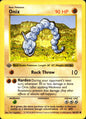 Onix 56/102 Common Base Set Shadowless Pokemon 1st Edition Near Mint