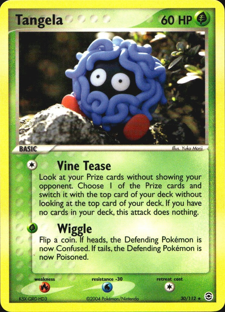 Tangela 30/112 Rare FireRed & LeafGreen Pokemon Near Mint