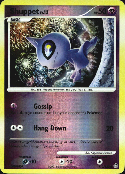 Shuppet 110/132 Common Secret Wonders Pokemon Reverse Holo Near Mint