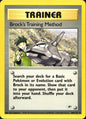 Brock's Training Method 106/132 Uncommon Gym Heroes Pokemon Near Mint
