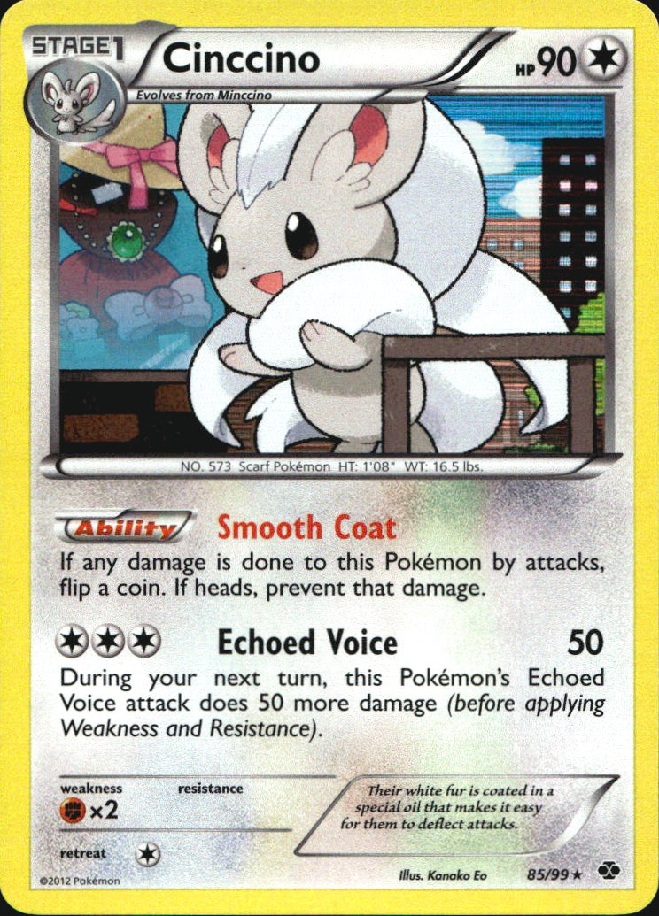 Cinccino 85/99 Holo Rare Next Destinies Pokemon Near Mint