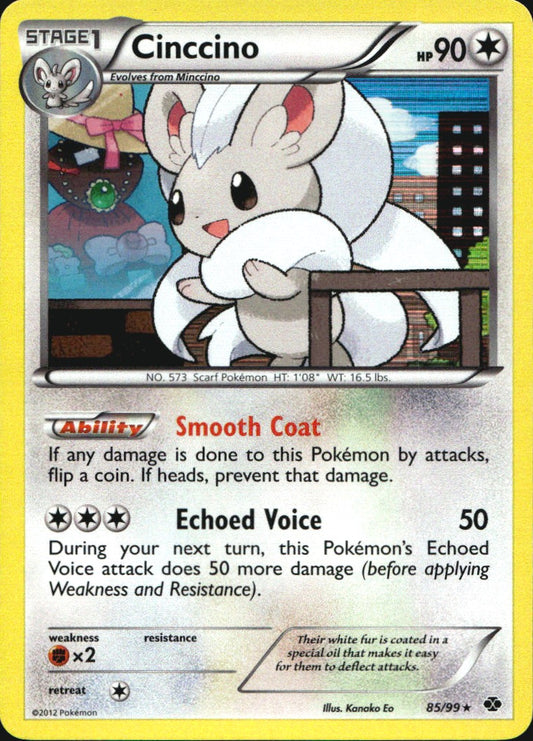 Cinccino 85/99 Holo Rare Next Destinies Pokemon Near Mint