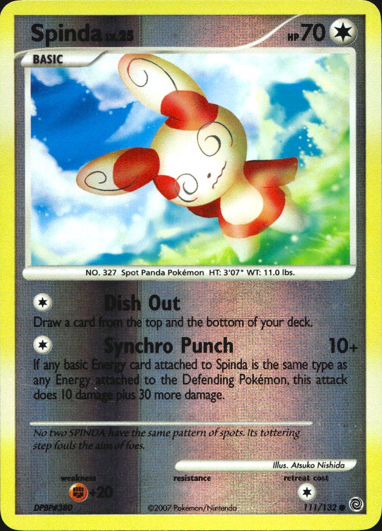 Spinda 111/132 Common Secret Wonders Pokemon Reverse Holo Near Mint