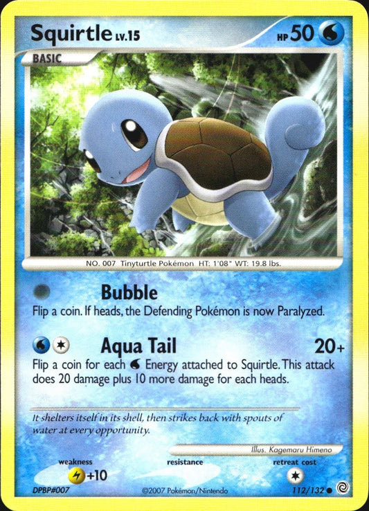 Squirtle 112/132 Common Secret Wonders Pokemon Near Mint