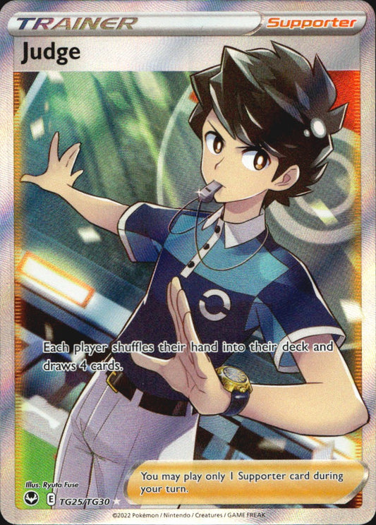 Judge TG25/TG30 Rare Ultra Silver Tempest Trainer Gallery Pokemon Near Mint