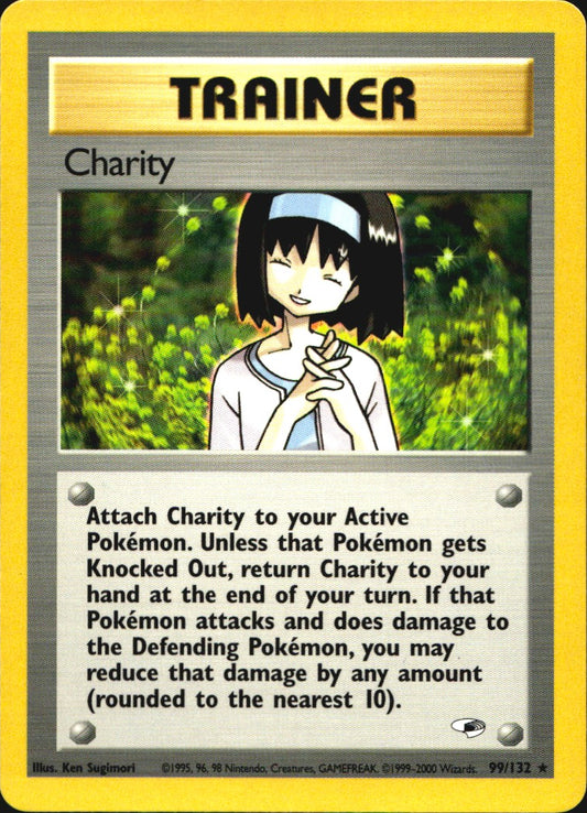 Charity 99/132 Rare Gym Heroes Pokemon Near Mint