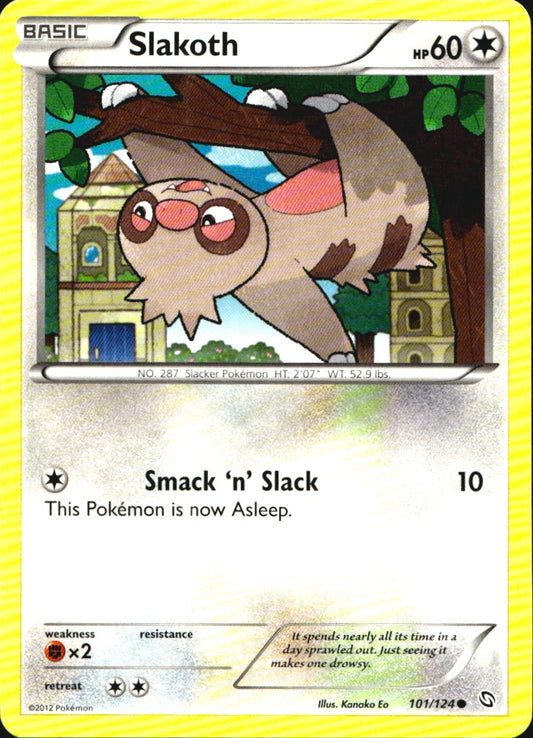 Slakoth 101/124 Common Dragons Exalted Pokemon Near Mint