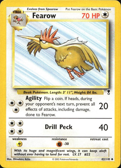 Fearow 42/110 Uncommon Legendary Collection Pokemon Near Mint