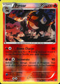 Pyroar 23/114 Rare Steam Siege Pokemon Reverse Holo Near Mint