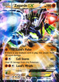 Zygarde EX 54/124 Holo EX Rare Fates Collide Pokemon Near Mint