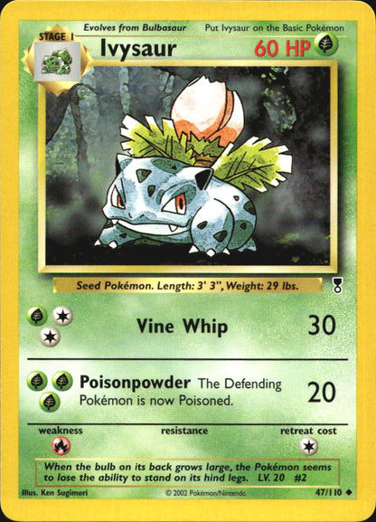 Ivysaur 47/110 Uncommon Legendary Collection Pokemon Near Mint