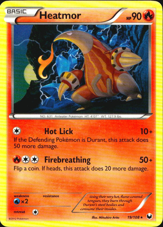 Heatmor 19/108 Rare Dark Explorers Pokemon Near Mint