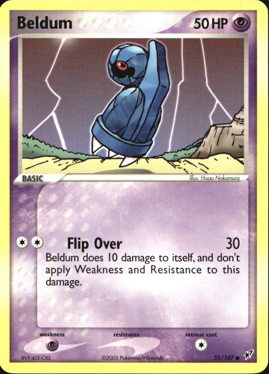 Beldum 55/107 Common Deoxys Pokemon Near Mint