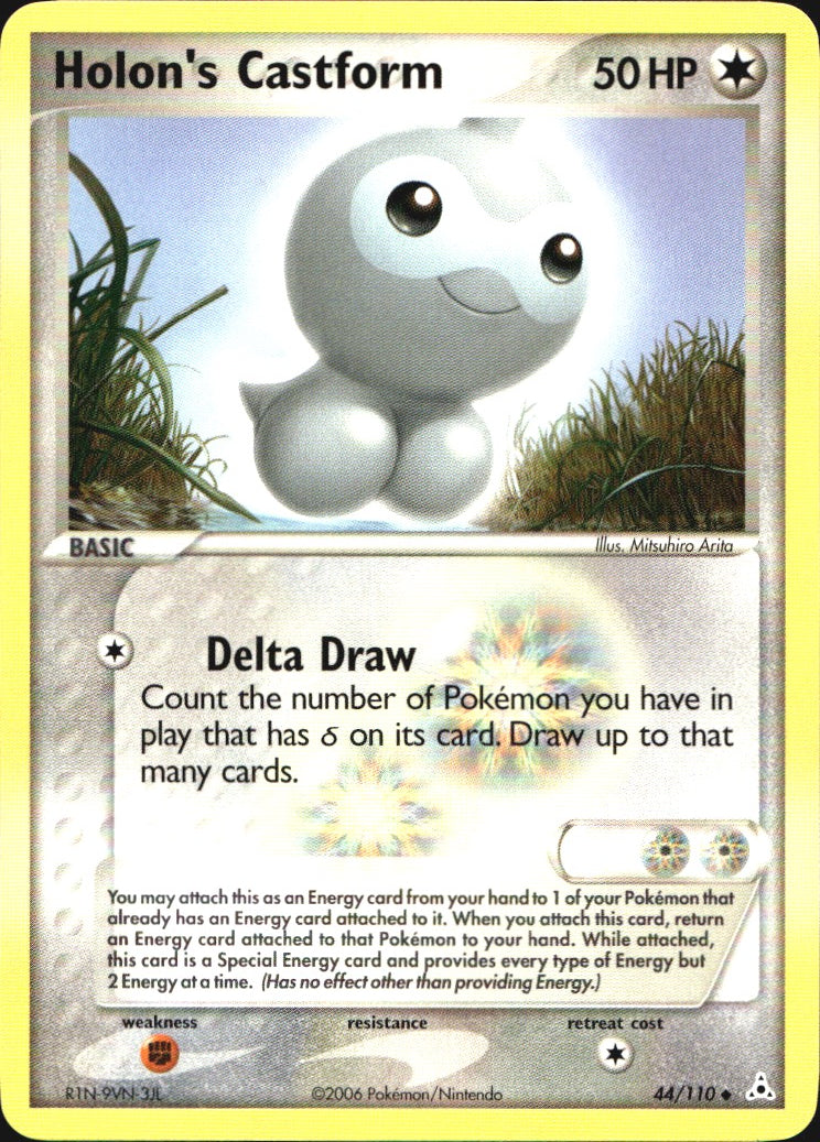 Holon's Castform 44/110 Uncommon Holon Phantoms Pokemon Near Mint