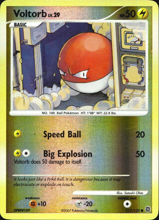 Voltorb 117/132 Common Secret Wonders Pokemon Reverse Holo Near Mint