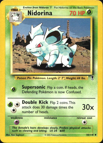 Nidorina 55/110 Uncommon Legendary Collection Pokemon Near Mint