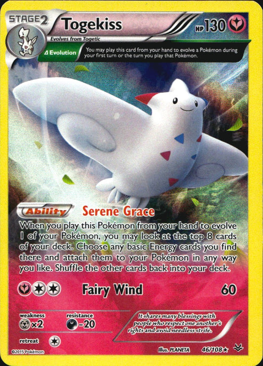 Togekiss 46/108 Holo Rare Roaring Skies Pokemon Near Mint