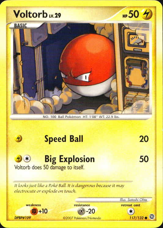 Voltorb 117/132 Common Secret Wonders Pokemon Near Mint