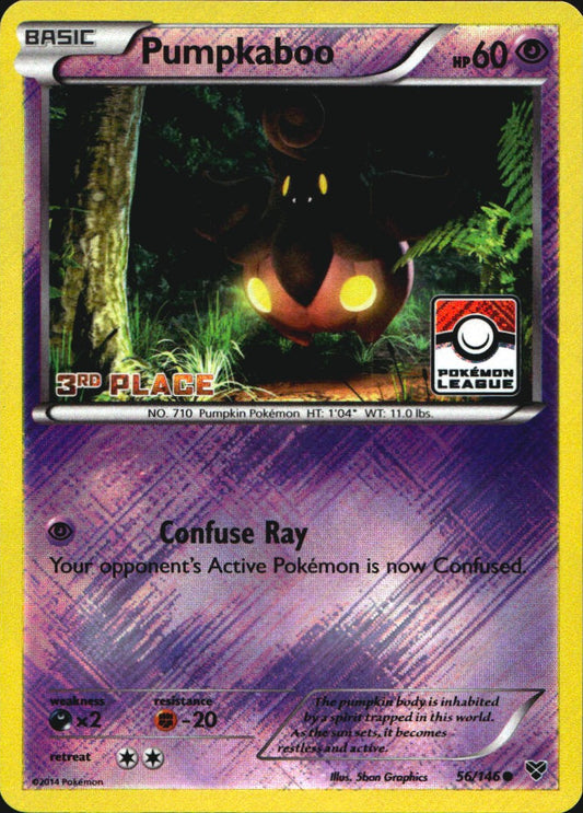 Pumpkaboo 056/146 3rd Place Promo League & Championship Cards Pokemon Near Mint